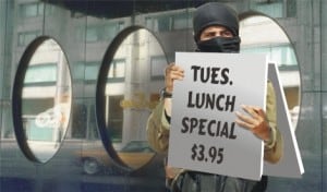 Sandwich Board Sandwich Boarding