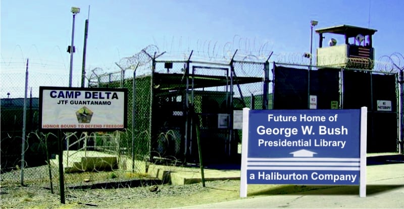 Bush Presidential Library Opens in Guantanamo Bay