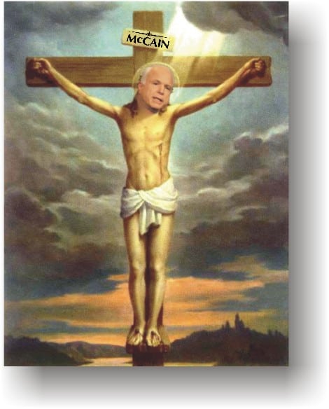 John McCain Crucifies Self