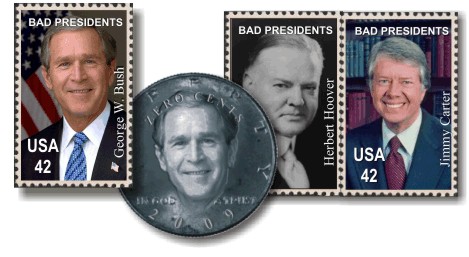 George Bush Gets a Postage Stamp