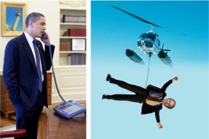 Obama Sends Bush on a Mission