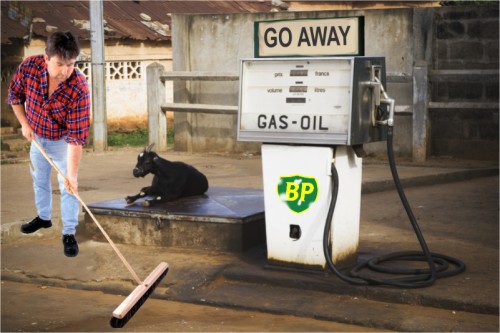 BP Gas station.