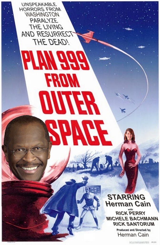 Herman Cain Stars in Plan 999 from Outer Space