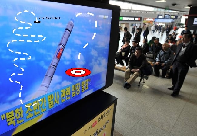 North Koreans Watch Successul Rocket Launch