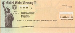 Romney Gets Tax Refund From IRS
