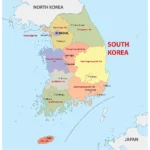 South Korea Map