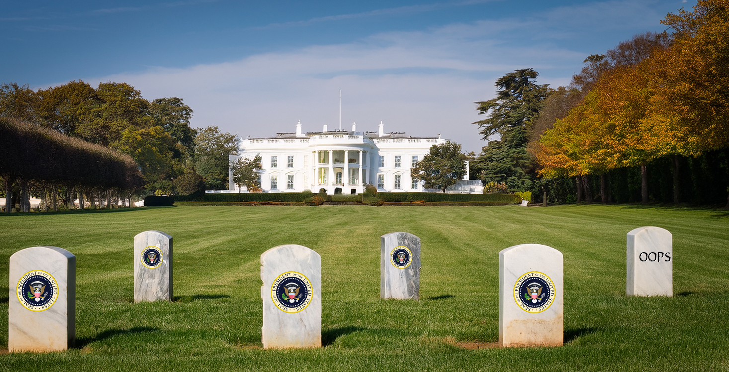White House with Tombstones